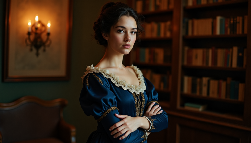 Mary Wollstonecraft debatiendo en Londres, 1792.