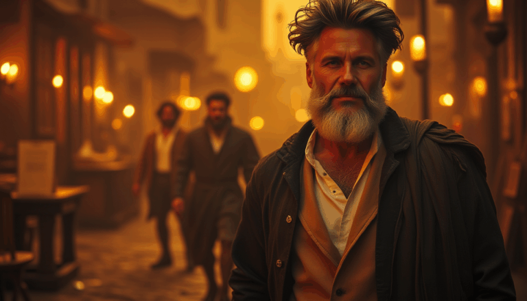 Darío Naviar en las calles de Milán, 1764.