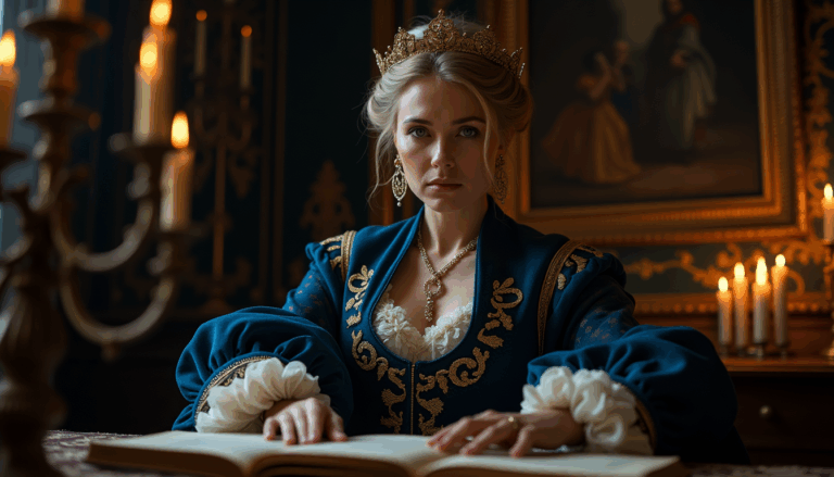 Catalina la Grande en sus aposentos en 1796.