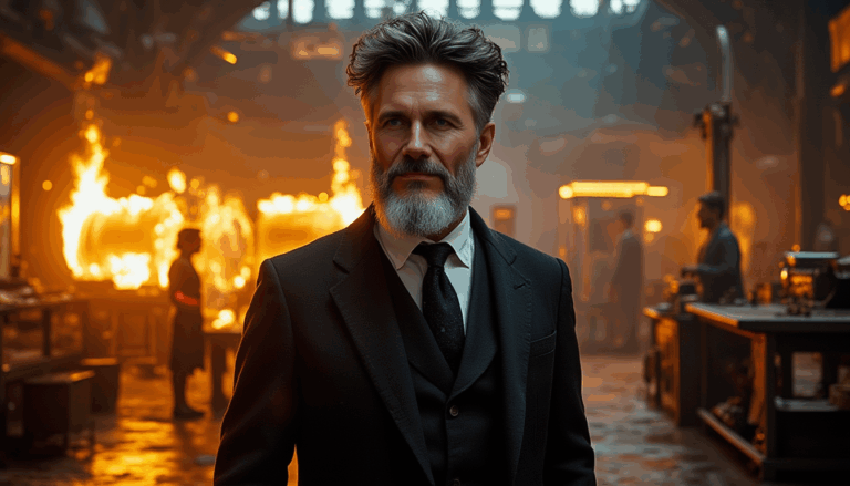 Darío Naviar en el laboratorio de Nikola Tesla, 1899.