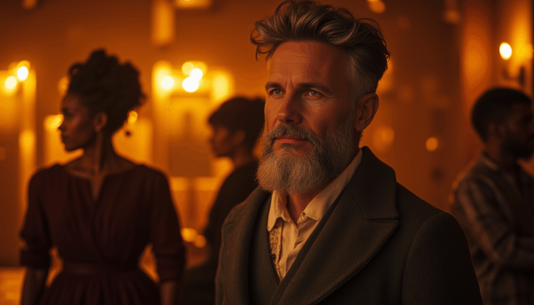 Darío Naviar reflexionando en Hull House.