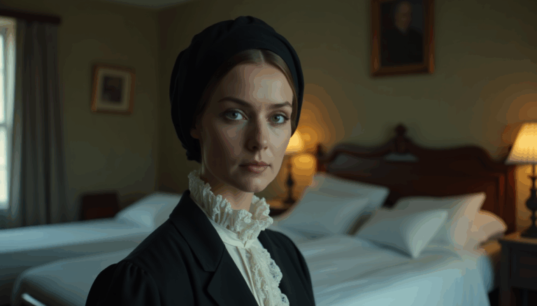 Florence Nightingale en un hospital victoriano, Londres, 1857