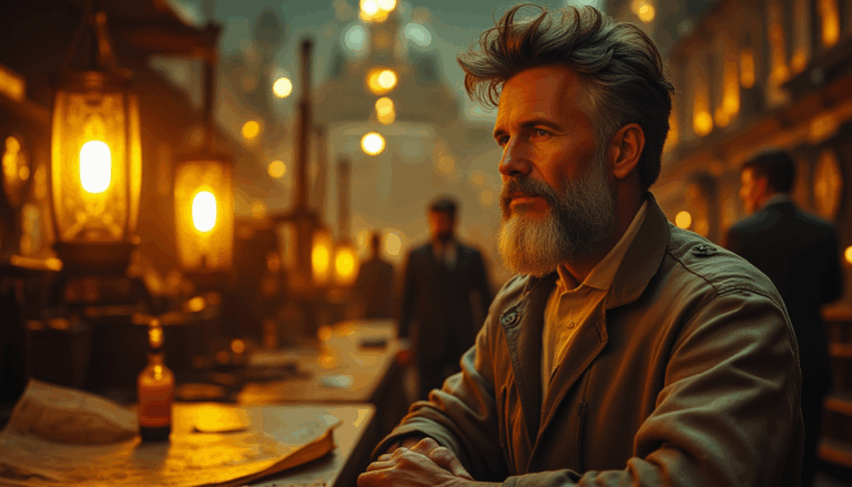 Darío Naviar en un laboratorio histórico de Colorado Springs.