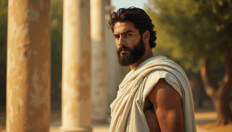 Aristóteles reflexionando en Atenas, 323 a.C.